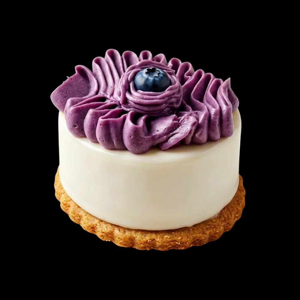 Blueberry Velvet Cheesecake